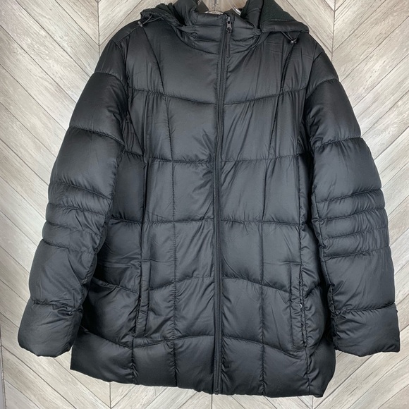 faded glory black jacket